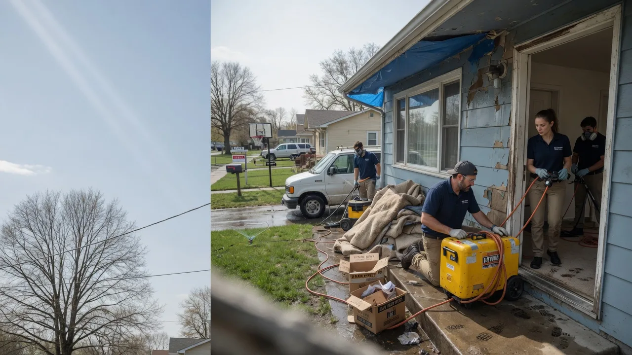 Basement Flood Cleanup in Spencerville, OK near me